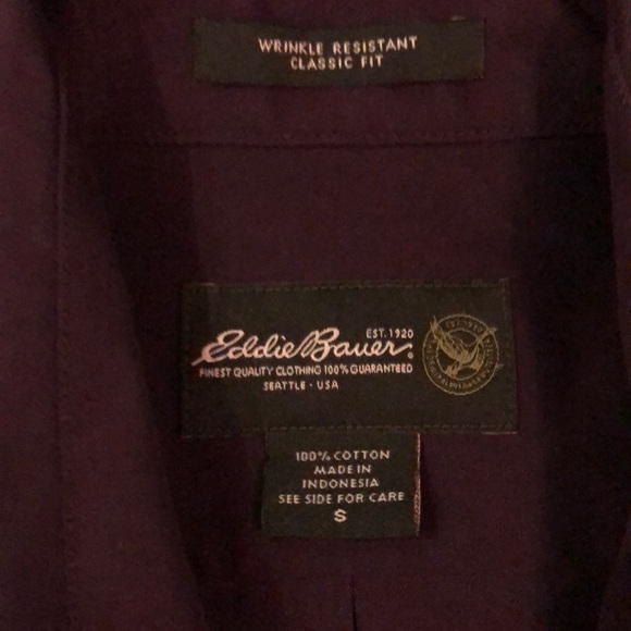 Eddie Bauer button down shirt classic fit size S - Picture 2 of 3